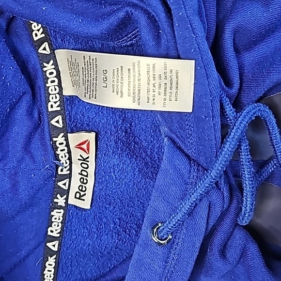 REEBOK large blue hoodie - Picture 5 of 6